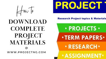 How to Download Complete Project Materials: Your Step-by-Step Guide