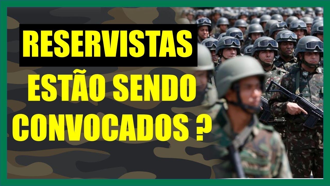 Exército convoca reservistas para apresentação, em SMOeste