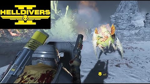 The bushwhacker ballistic shield is such a cool build on bugs - Helldivers 2 Solos D10 100% clear