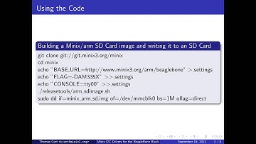 GSoC 2013: Results of the Minix I2C Project for BeagleBoard.org