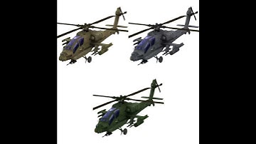 Apache Helicopter (Poser) 3D model from CGTrader.com