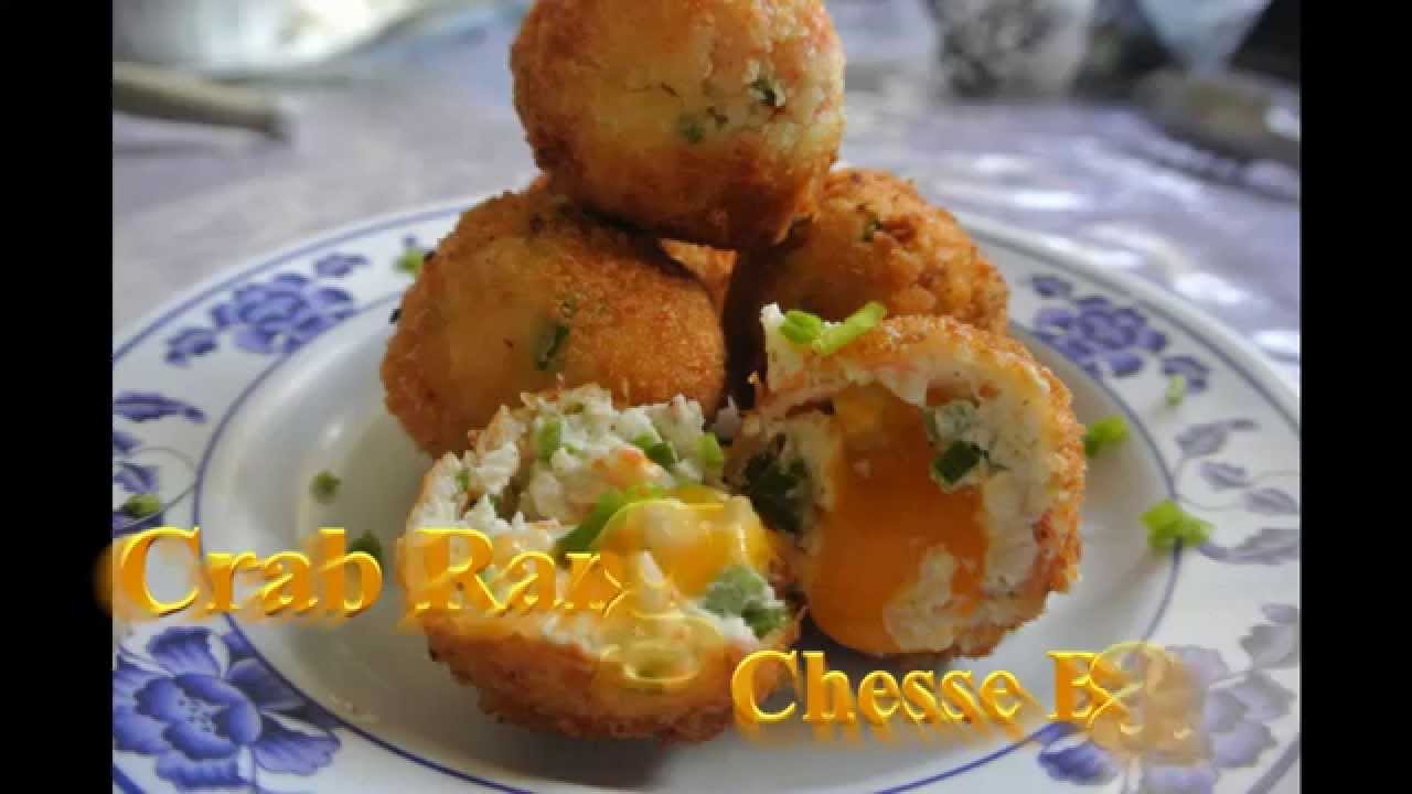 CRAB RANGOON CHEESE BALLS YouTube
