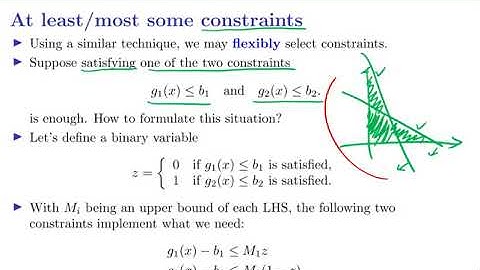 [OR1-Modeling] Lecture 3: Integer Programming] #2 IP formulation (1)