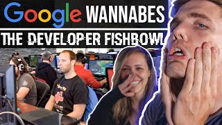 GOOGLE WANNABE COMPANY - The Developer Fishbowl | #grindreel