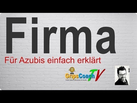 FIRMA ✅ einfach erklärt ⭐ GripsCoachTV