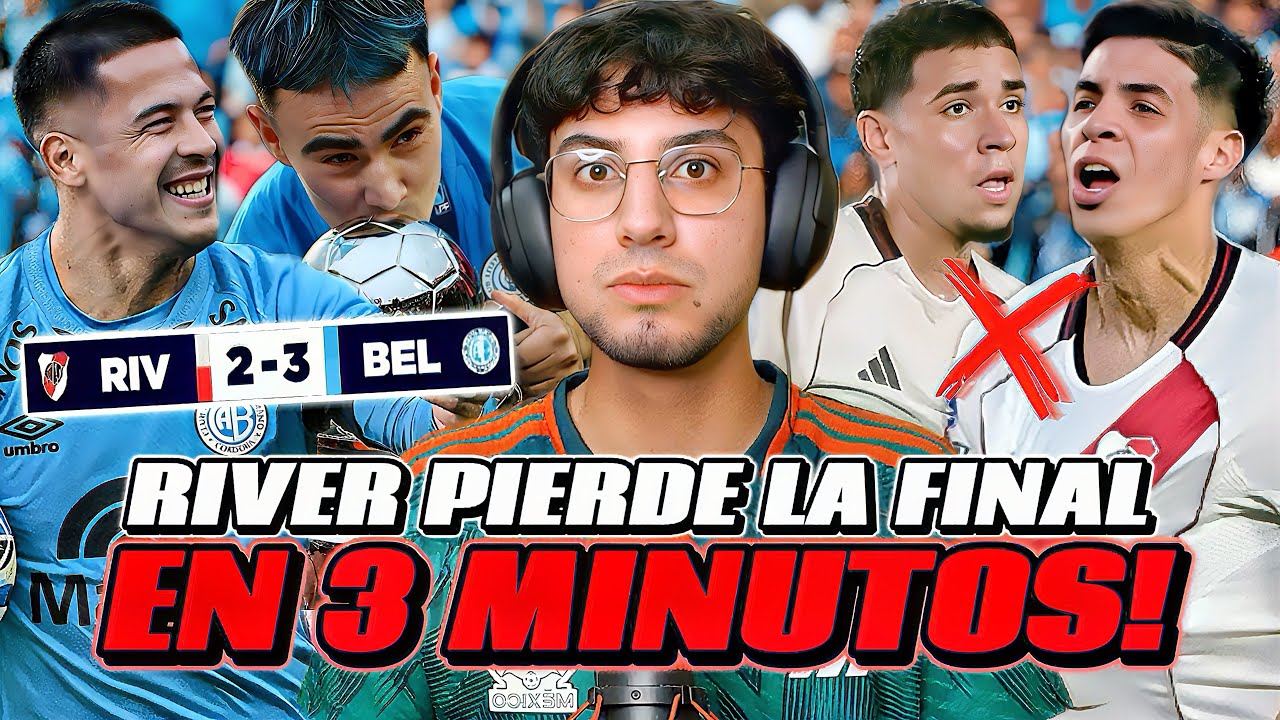 REACCIÓN MEXICANA A RIVER PLATE (2 - 3) BELGRANO | FINAL DE LIGA ...