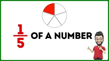 See how easy it is to calculate one fifth of a number [1/5 of a number]