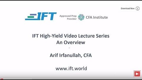 Level I CFA: High-Yield Introduction Lecture