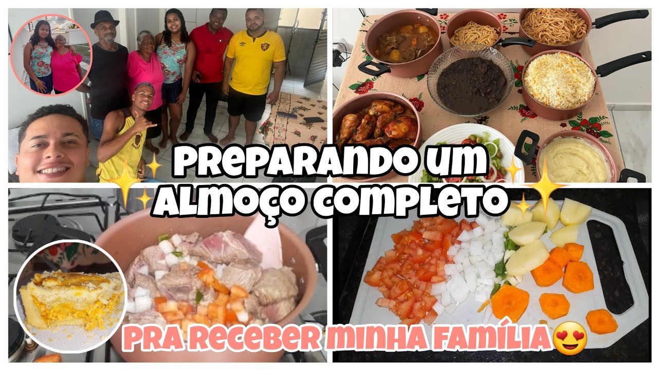 PREPARANDO UM ALMOÇO COMPLETO🍝PRA RECEBER MINHA FAMÍLIA😍Alice silva rsv!