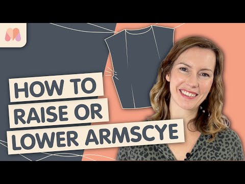 Pattern Drafting For Beginners Part 33 | Bodice Block Alterations | Raise or Lower Armscye