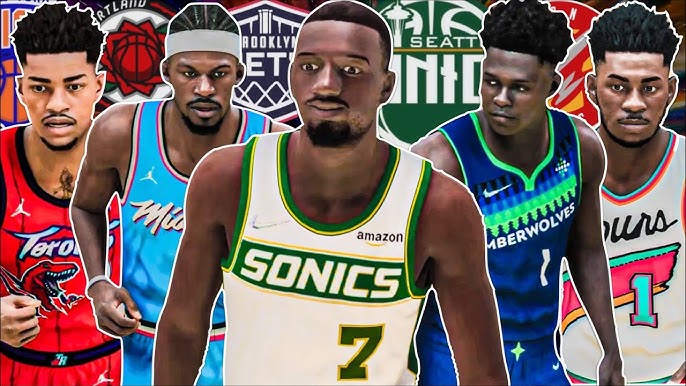 NBA 2K22 Utah Jazz Rebrand Official Court and Jerseys for 2022-2023 Season