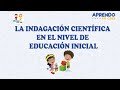 🔎LA INDAGACIÓN CIENTÍFICA EN EL NIVEL DE EDUCACIÓN INICIAL🔍