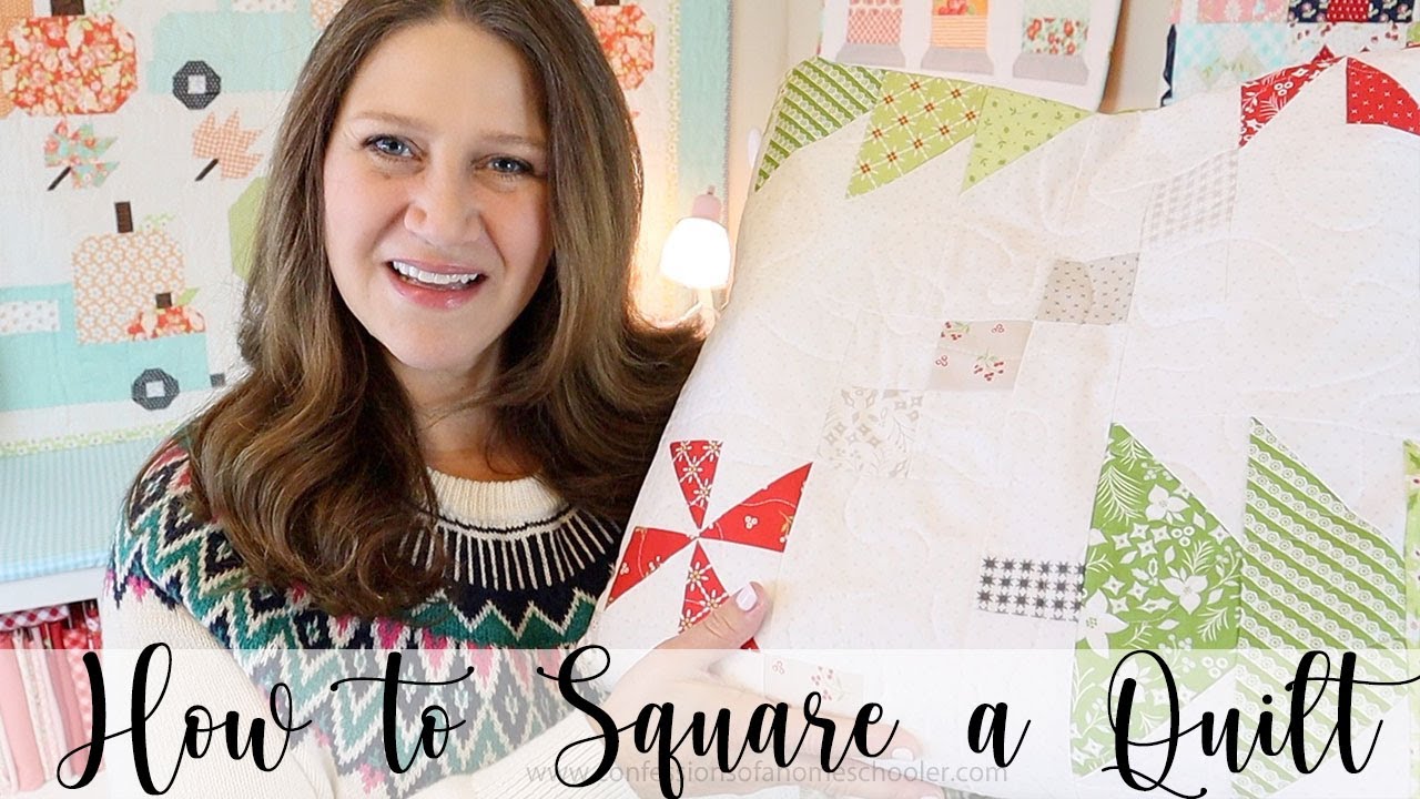 How to Square a Quilt // TUTORIAL!