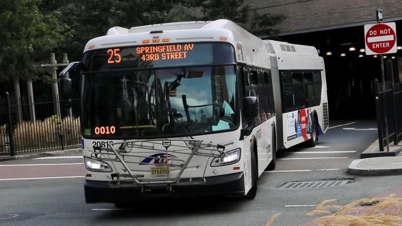 New Jersey Transit: 2020 New Flyer XD60 #20810 on the 25 at Market
