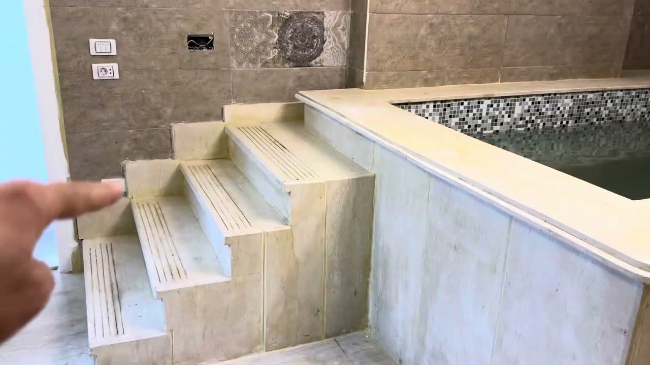 ‏غرفة بخار غرفة ساونا خشب ￼ غرفة حمام مغربي و ‏￼￼مغطس جاكوزي خرسانة ٠١٠٠٢٩٢٥٠٩٠￼￼