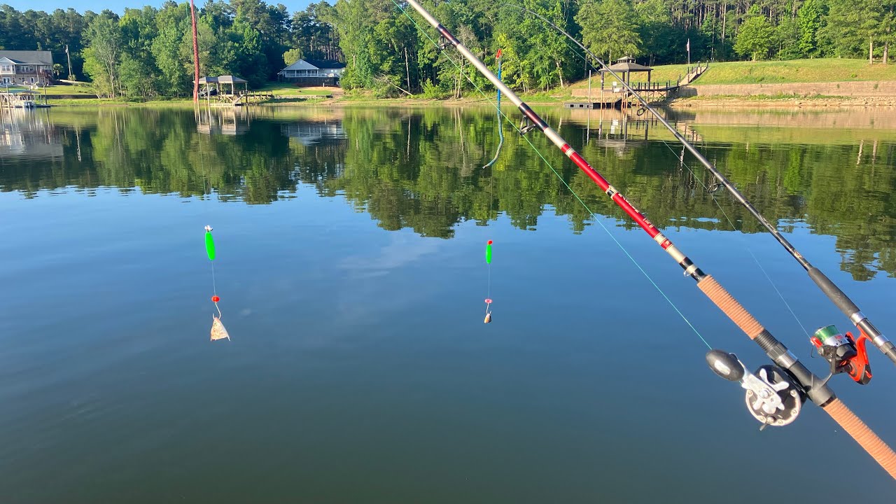 Catfishing Lake Wateree Sc 61323 Quick morning trip with the wife!! YouTube