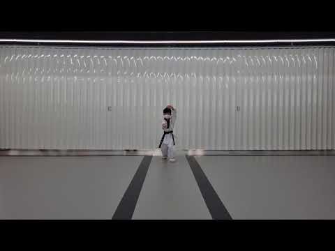 2021 백석대학교 총장배 온라인태권도대회 (공인품새 개인전 2학년부 나윤우 태극 4장)