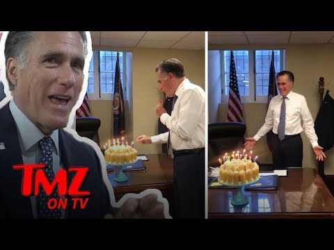 Mitt Romney Has No Idea How To Blow Out Birthday Candles | TMZ TV
