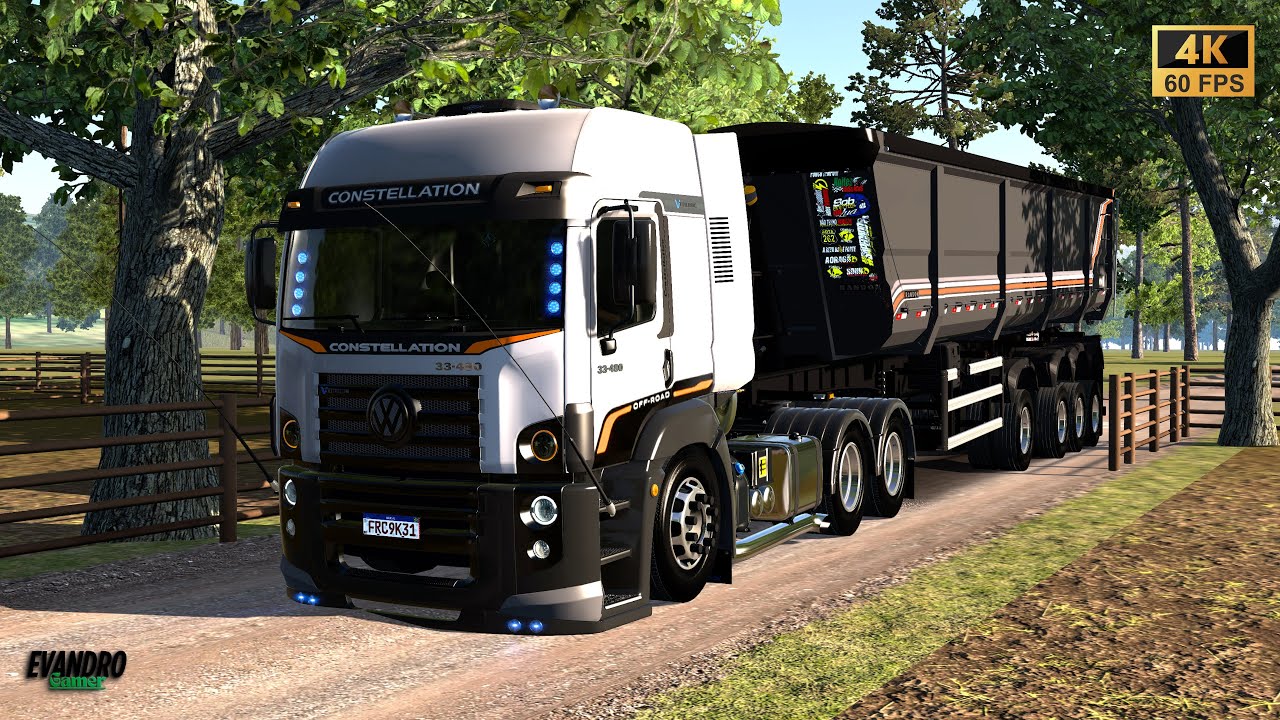 Carregamento Dinamico Bob Constellation (42 t)Açúcar na Randon NEW R Dinamica Ets2 V1.57