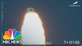 Blue Origin Rocket Jettisons Cargo Capsule During Launch Mishap