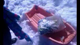 Wrightwood day of Sledding part 4