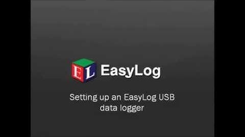 Software EasyLog - Configuração de data loggers Lascar