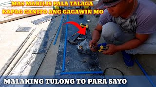 PAGKABIT NG PORMA PARA SA KANOPI NG MABILIS AT WALANG KAHERAPHERAP