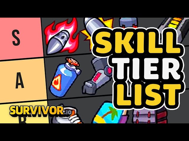 Survivor.io Skill Evolution Tier List - The Best and Worst