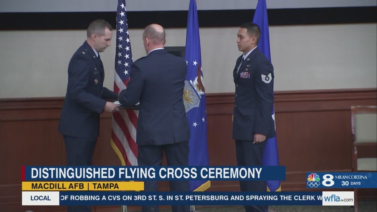 Technical Sergeant given aerial achievement award at MacDill AFB