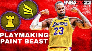 BEST PLAYMAKING PAINT BEAST BUILD ON NBA 2K22 NEXT GEN! BEST POWER FORWARD BUILD ON NBA 2K22!