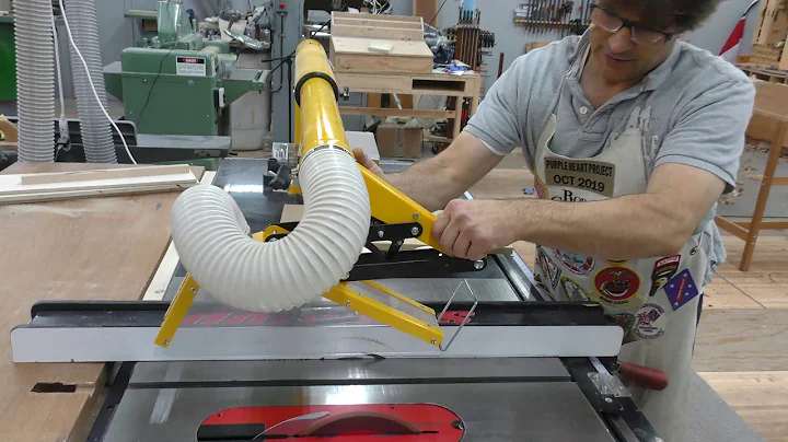 Table Saw Floating Over-Arm Dust Collection