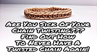 How To Stop That Pesky Beginning Chain From Twisting Up On You - BAGODAY CROCHET VIDEO