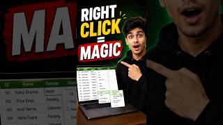 Excel me data filter karne ka fastest trick 😎🔥 #excel #shorts