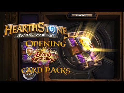 Hearthstone 250 Grand Tournament Cards! | Opening 50 TGT Packs
