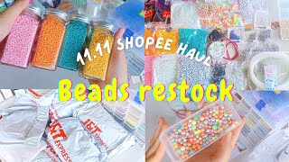 🍀 Shopee beads haul (Philippines) ✨ Studio vlog #003