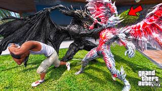 Franklin Gets Trapped by Hell King’s Monsters in GTA 5 | SHINCHAN and CHOP