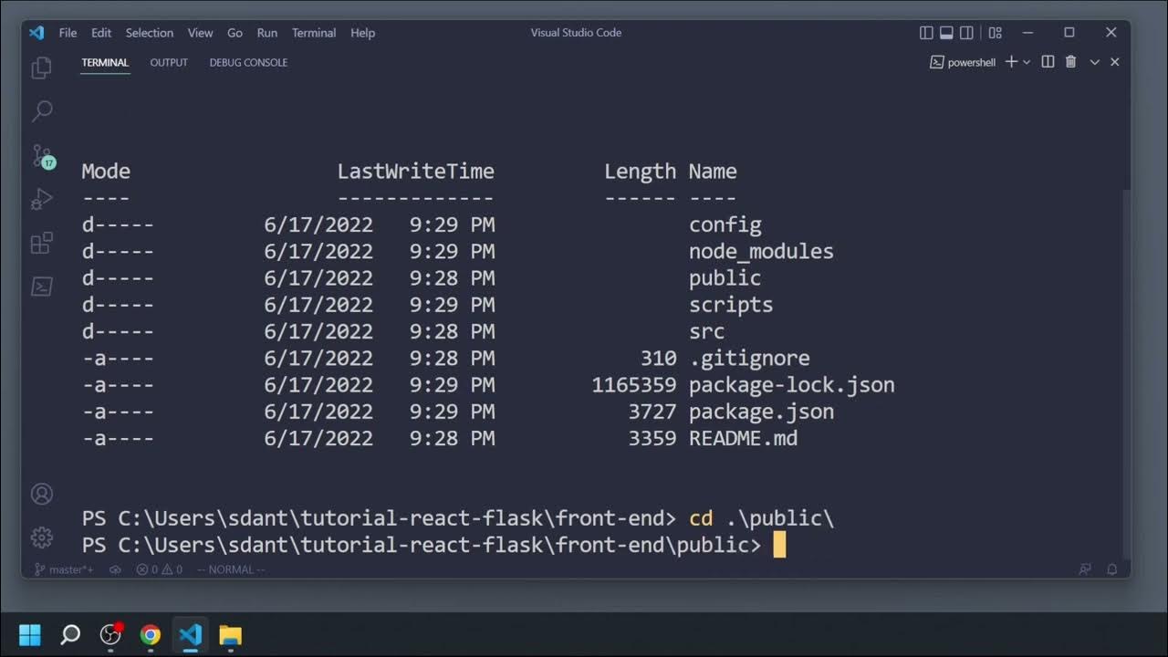 reactJS + Flask no mesmo projeto em minutos - YouTube