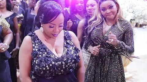 Checkout Zanzee Grand Entrance As Mercy Aigbe,Other Celebs Steps Out To Dance With Her