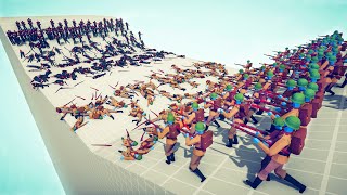 RUSSIAN ARMY vs GERMAN ARMY ( 1944 ) - Totally Accurate Battle Simulator TABS