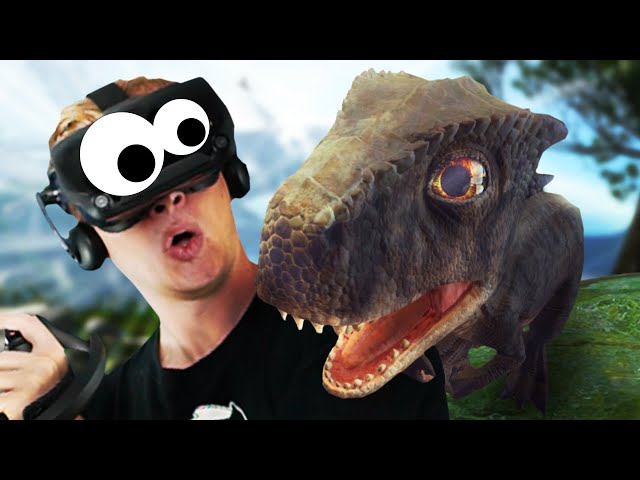 I JUST ADOPTED THIS BABY T-REX in VR!!?! Robinson The Journey Virtual Reality Valve Index