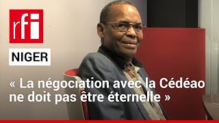 Coup d'État au Niger : « La négociation avec la Cédéao ne doit pas être éternelle » • RFI