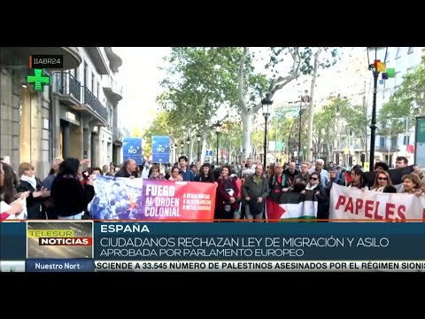 Ciudadanos rechazan el pacto migratorio en España