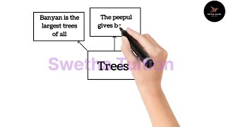 6th Std Trees Mind Map And Glossary