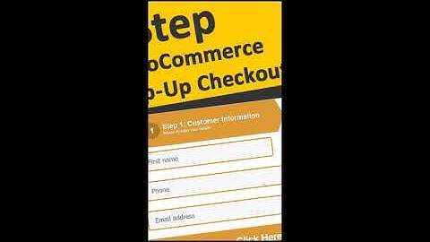 WooCommerce PopUp Checkout