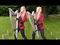 IRON MAIDEN - The Trooper ( Harp Twins) Camille and Kennerly HARP METAL