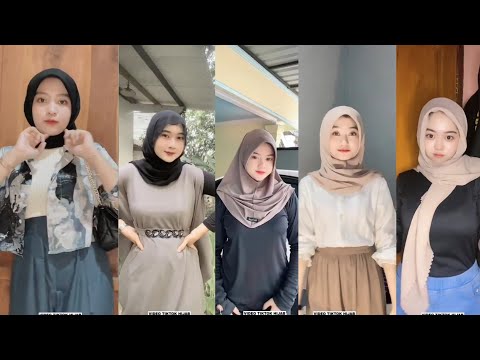 VIDEO TIKTOK CEWEK HIJAB CANTIK ‼️