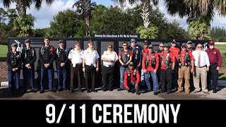 911 Ceremony With The Hawk Battalion