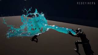 Niagara Fluids Water Attack Real-Time VFX Simulation in Unreal Engine 5.6