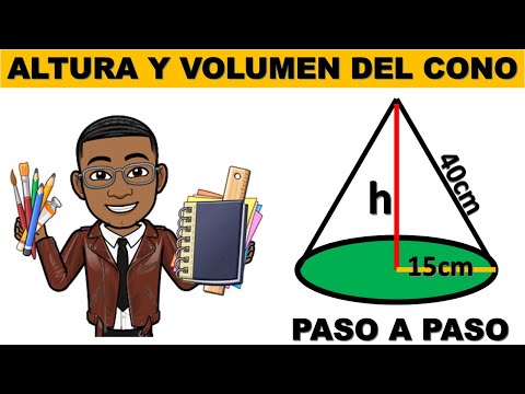 Video: ¿Cómo hallas la altura de un cono con el volumen?