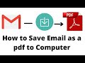 How to Save Gmail Messages as a PDF #pdf #gmail